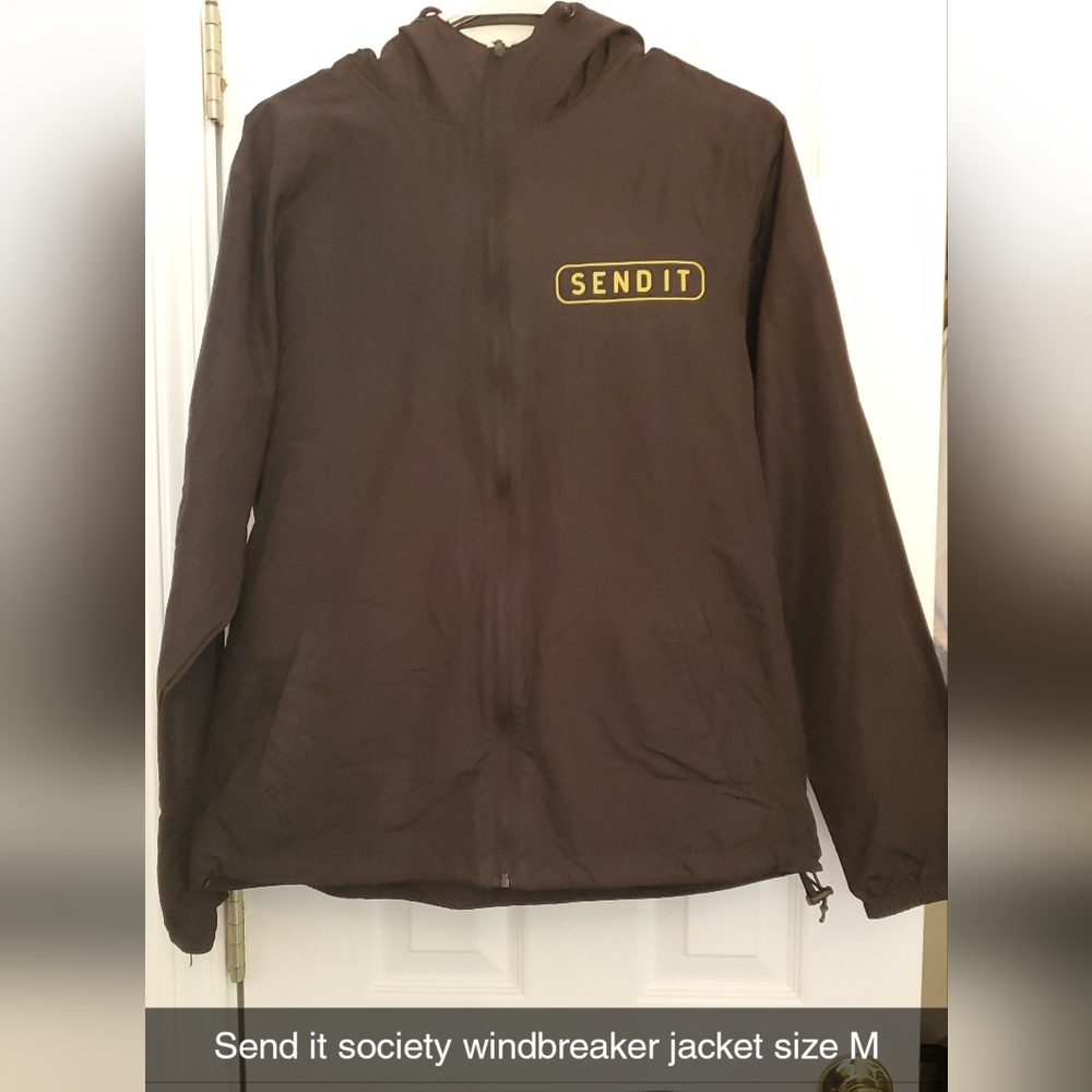 Tfil merch do what scares you and sent it wind jacket